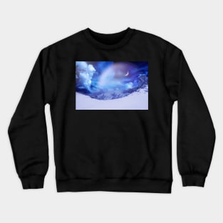 Winter Night Sky Crewneck Sweatshirt